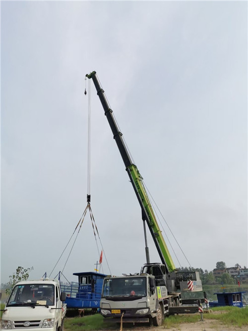 荔城区桥梁建设吊装案例